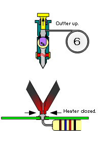 6. Heater closed